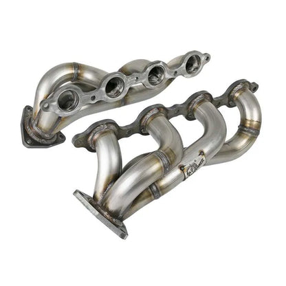aFe Twisted 1-3/4in SS Shorty Header | GM 2500/3500HD 6.6L V8 (03-26) (48-34145)