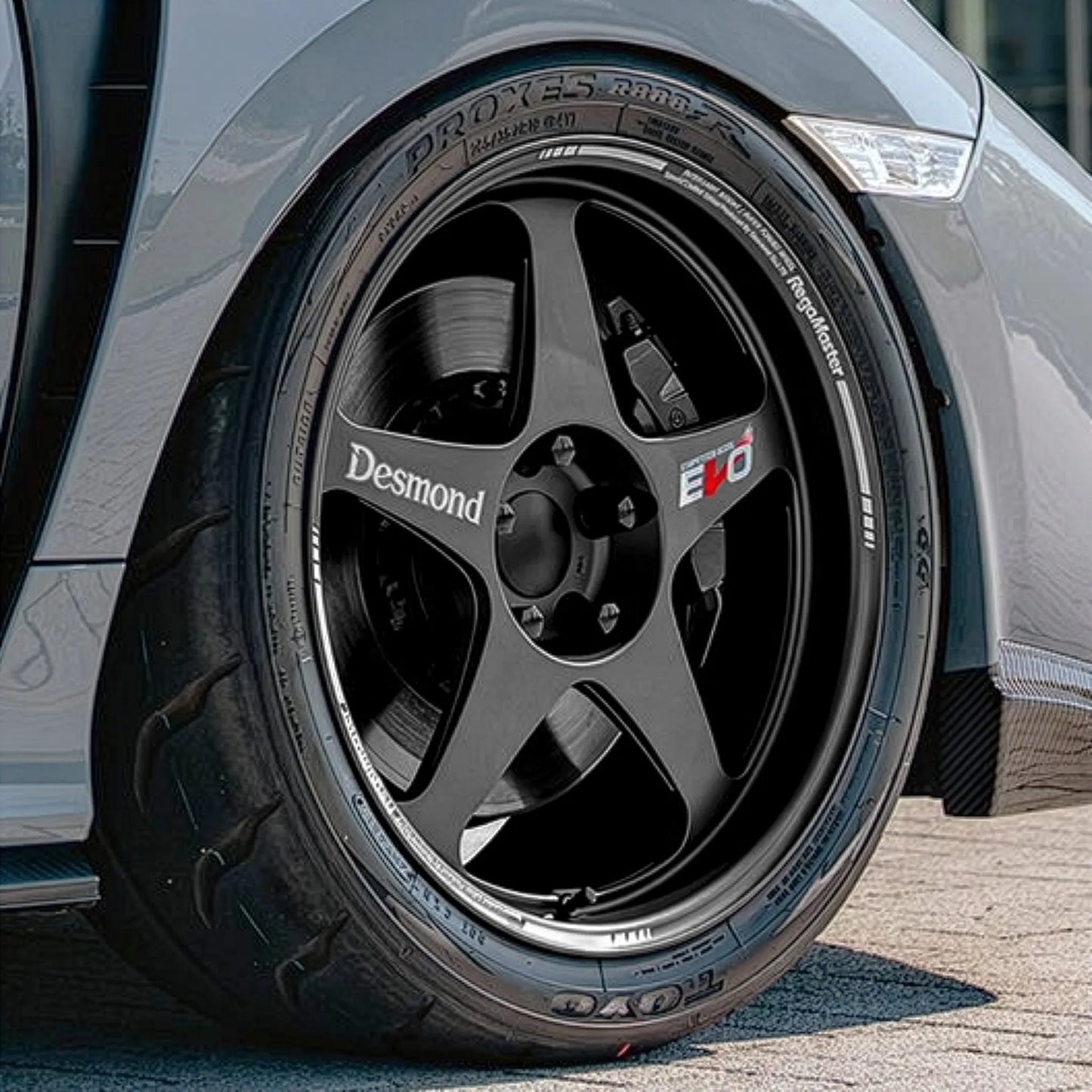 Desmond Regamaster EVO II 19x9.5 +45 5x120 Satin Black (SET)