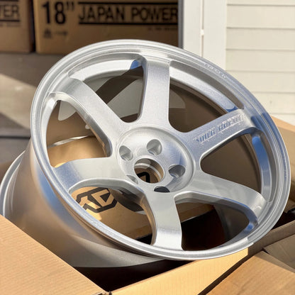 Volk Racing TE37 Saga S-Plus 19x10 +8, 19x11 +18 5x112 Diamond Silver (SET)
