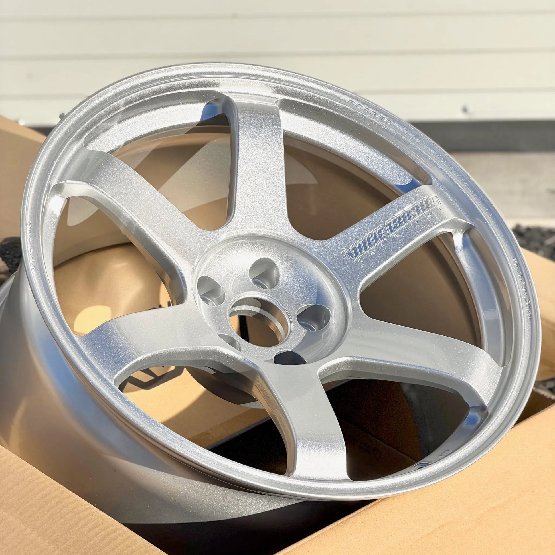 Volk Racing TE37 Saga S-Plus 19x10 +8, 19x11 +18 5x112 Diamond Silver (SET)