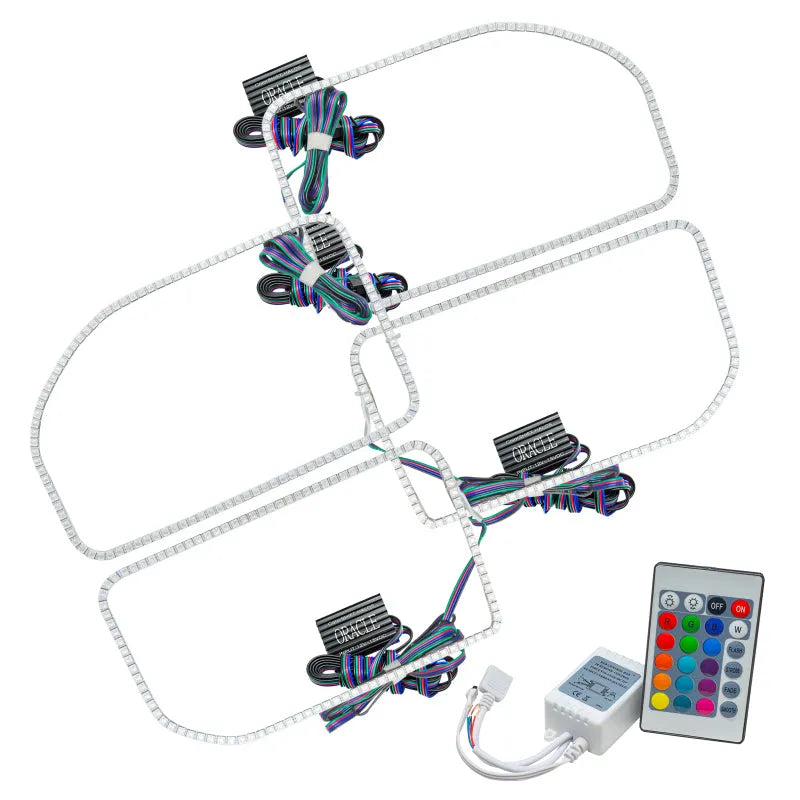 Oracle Halo Kit Square Ring 11-16 F-250/350 w/ Simple Controller | Ford F-250/350 (11-16) (2383-504)
