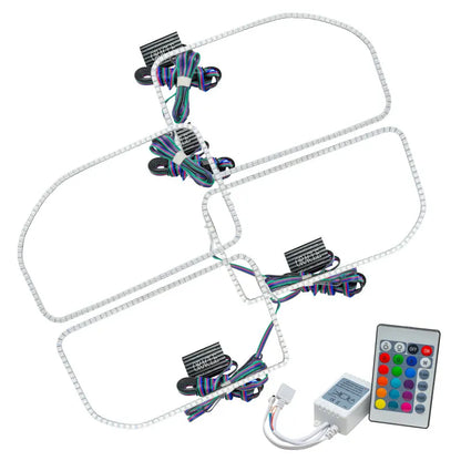 Oracle Halo Kit Square Ring 11-16 F-250/350 w/ Simple Controller | Ford F-250/350 (11-16) (2383-504)