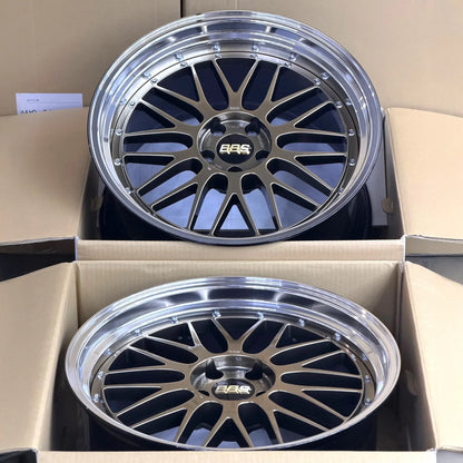 BBS LM 20x10 +22, 20x11 +24 5x112 Diamond Gold (SET)