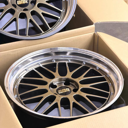 BBS LM 20x10 +22, 20x11 +24 5x112 Diamond Gold (SET)