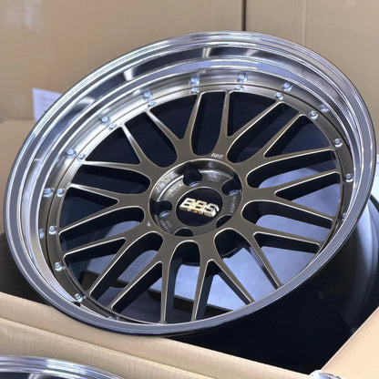 BBS LM 20x10 +22, 20x11 +24 5x112 Diamond Gold (SET)