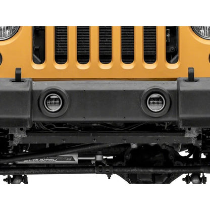 Raxiom 07-18 Jeep Wrangler JK Axial LED Fog Lights w/ Amber Halos | JK (J141994)