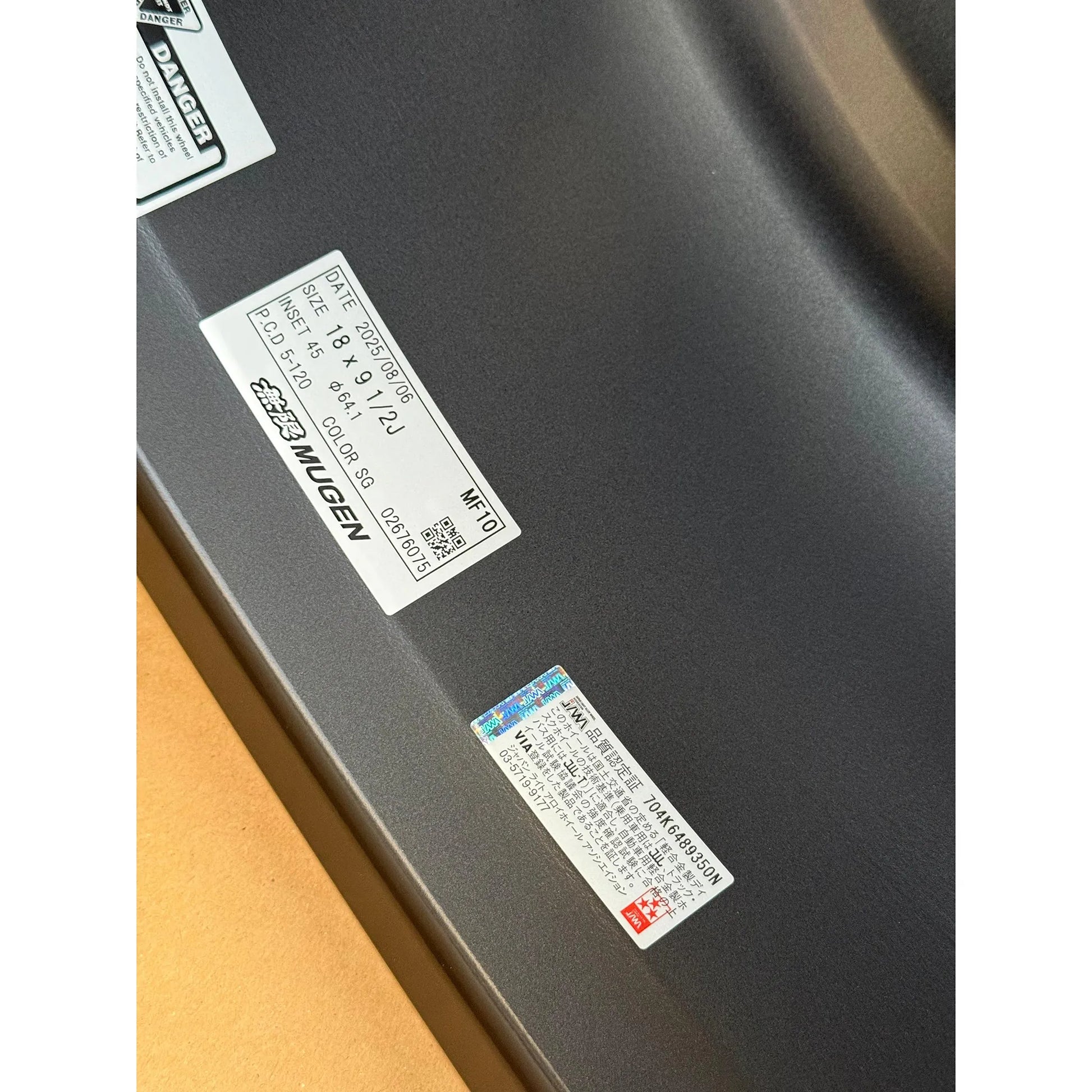 Mugen MF10 Black Edition 18x9.5 +45 5x120 Black (SET)