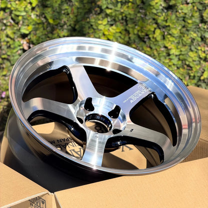 Advan GT Beyond-R 18x9.5 +22, 18x10.5 +34 5x120 Machining & Diamond Cutting (SET)