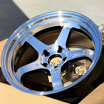 Advan GT Beyond-R 18x9.5 +22, 18x10.5 +34 5x120 Machining & Diamond Cutting (SET)