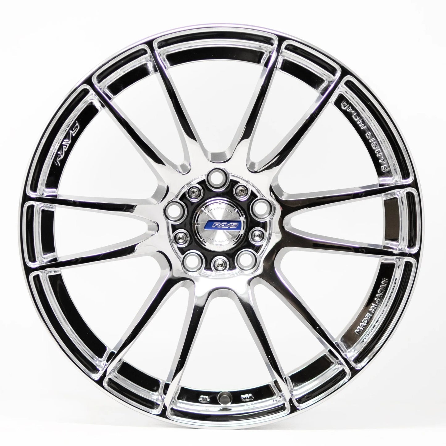 Gram Lights 57Xtreme Spec-D 18x9.5 +38 5x114.3 Chrome Plating (SET)