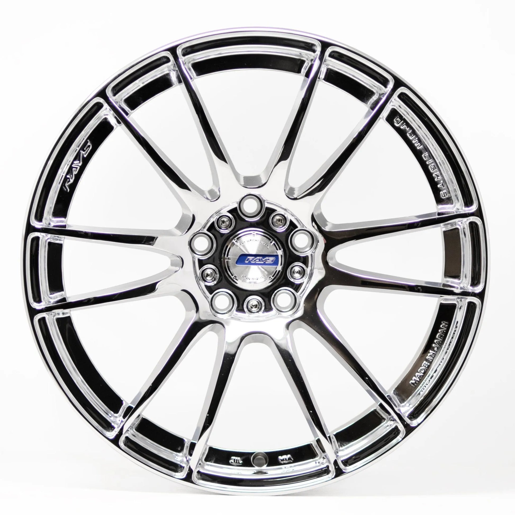 Gram Lights 57Xtreme Spec-D 18x9.5 +38 5x114.3 Chrome Plating (SET)