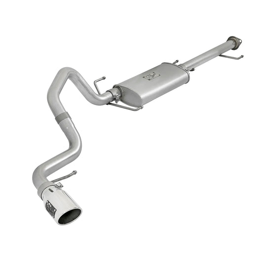 aFe Scorpion 2.5in Alum Steel Cat-Back Exhaust w/ Polished Tips | Toyota FJ Cruiser V6 4.0L (07-17) (49-06039-P)