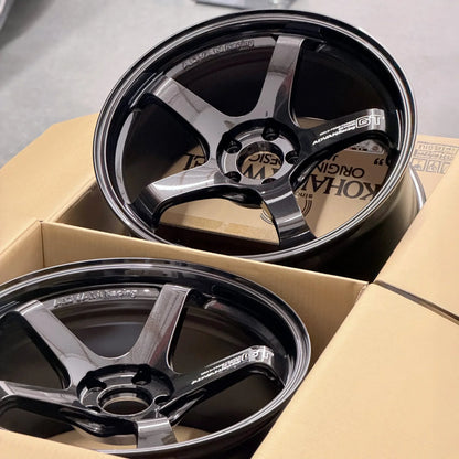 Advan GT Beyond 19x9.5 +25, 19x10.5 +32 5x112 Racing Titanium Black (SET)
