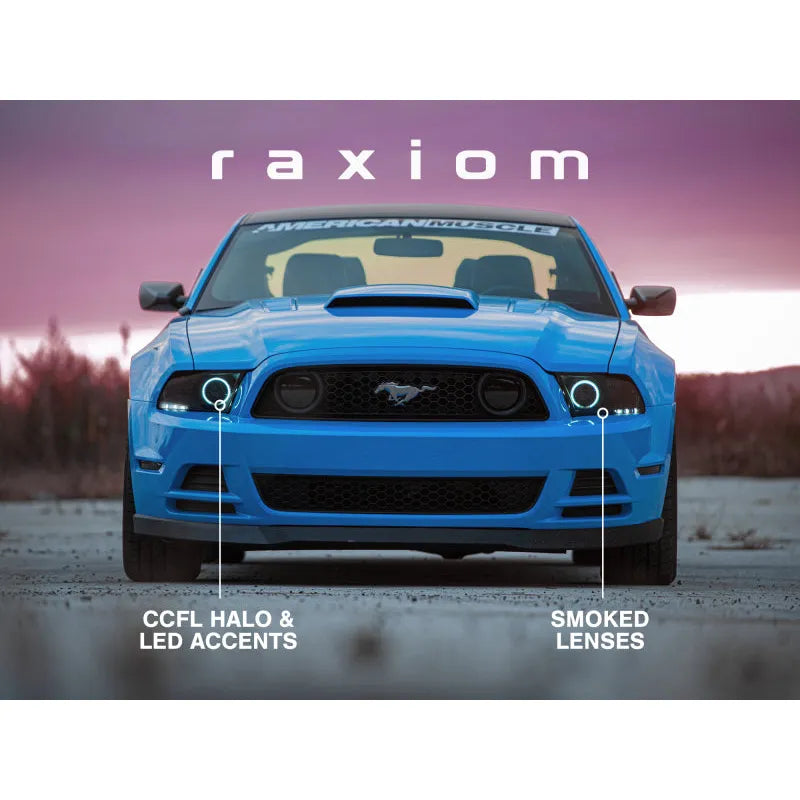 Raxiom 13-14 Ford Mustang w/ Factory HIDLED Halo Projector Headlights | Mustang (05-14) (49170)
