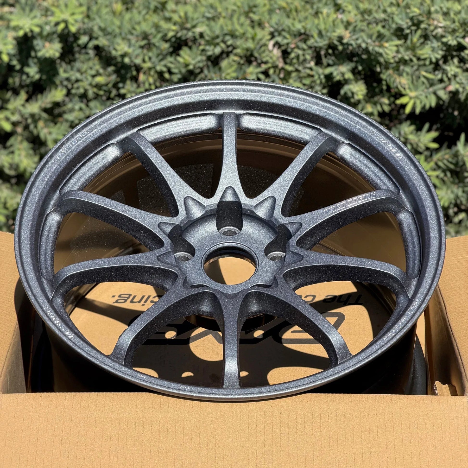 Volk Racing CE28N-Plus M-Spec 18x10 +40 5x120 Blast Gunmetal (SET)