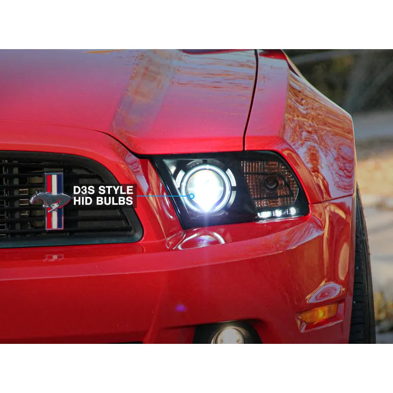 Raxiom 13-14 Ford Mustang w/ Factory HIDLED Halo Projector Headlights | Mustang (05-14) (49170)