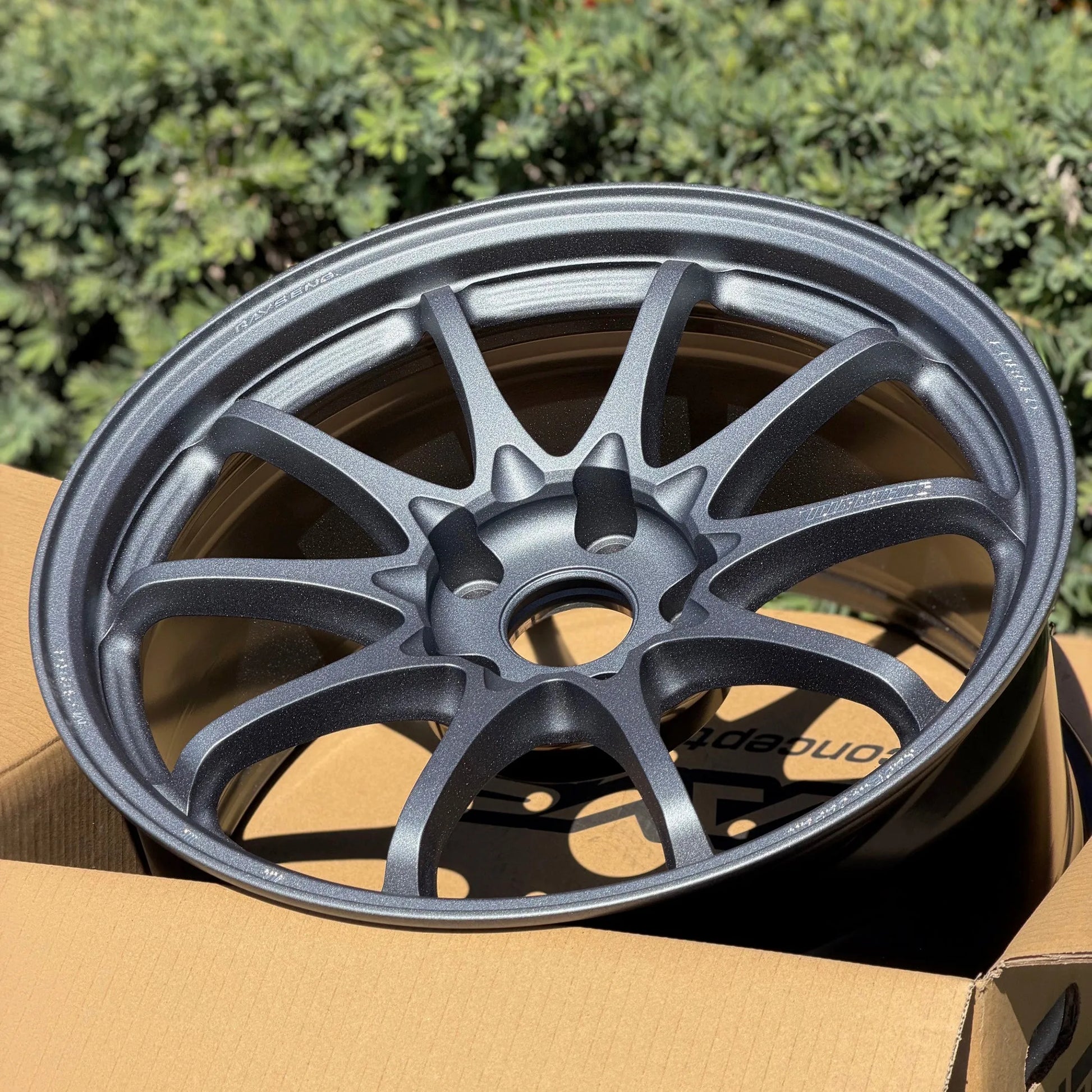 Volk Racing CE28N-Plus M-Spec 18x10 +40 5x120 Blast Gunmetal (SET)