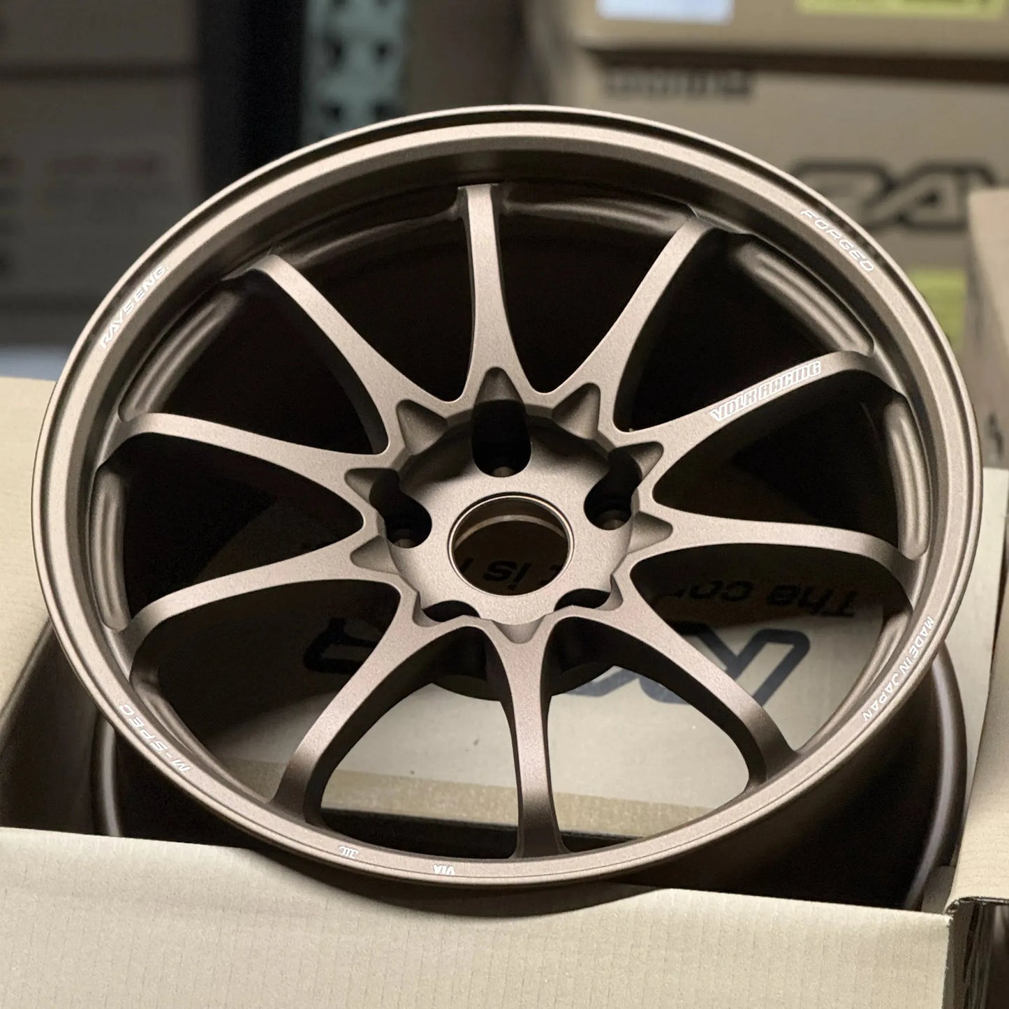 Volk Racing CE28N-Plus M-Spec 18x10 +40 5x120 Matte Gunbronze (SET)