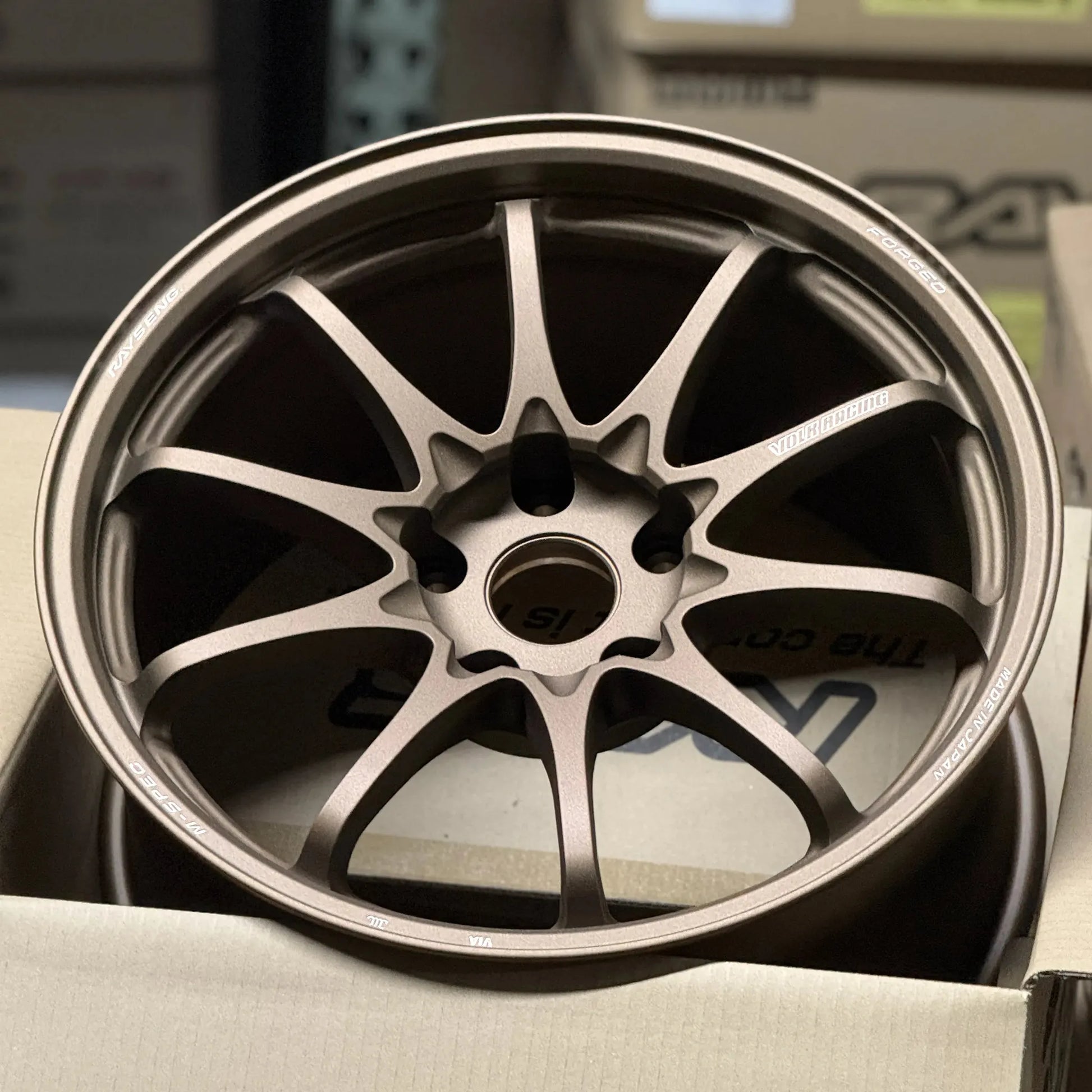 Volk Racing CE28N-Plus M-Spec 18x10 +40 5x120 Matte Gunbronze (SET)