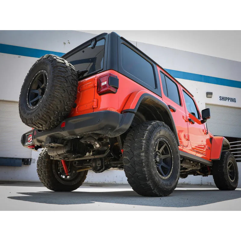 aFe 20-21 Jeep JL Large Bore-HD 3in SS DPF-Back Exhaust | Jeep Wrangler (49-38091)