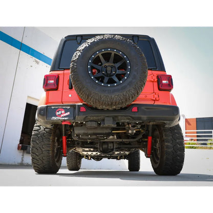 aFe 20-21 Jeep JL Large Bore-HD 3in SS DPF-Back Exhaust | Jeep Wrangler (49-38091)