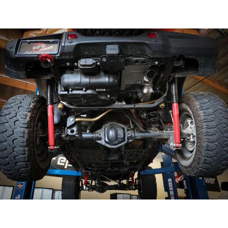 aFe 20-21 Jeep JL Large Bore-HD 3in SS DPF-Back Exhaust | Jeep Wrangler (49-38091)