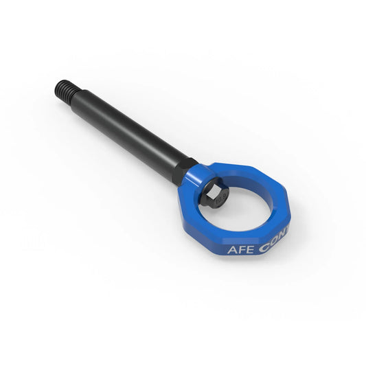 aFe 23-25 BMW M2 (G87) CONTROL F&R Tow Hook Blue (450-502004-L)