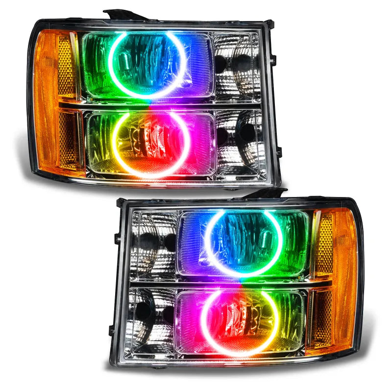 Oracle 99-13 GMC Sierra SMD HL | Round Ring ColorSHIFT (8165-334)