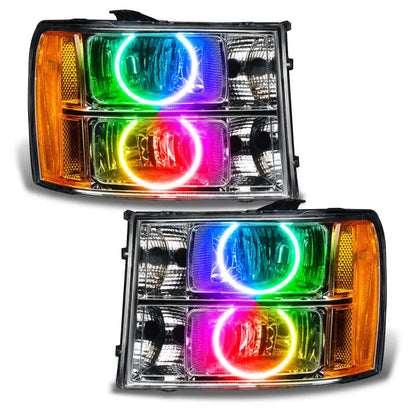 Oracle 99-13 GMC Sierra SMD HL | Round Ring ColorSHIFT (8165-334)