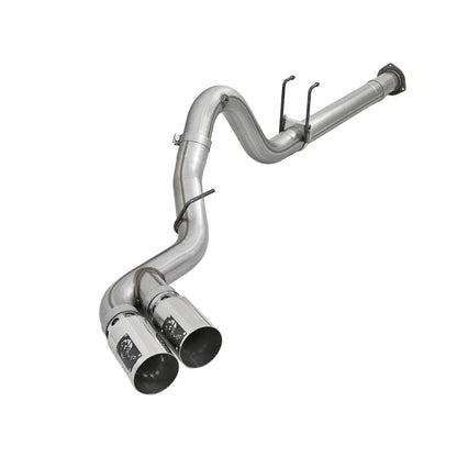 aFe Rebel XD 4in SS Down-Pipe Back Exhaust | Ford Diesel Trucks 17-23 (49-43102-P)