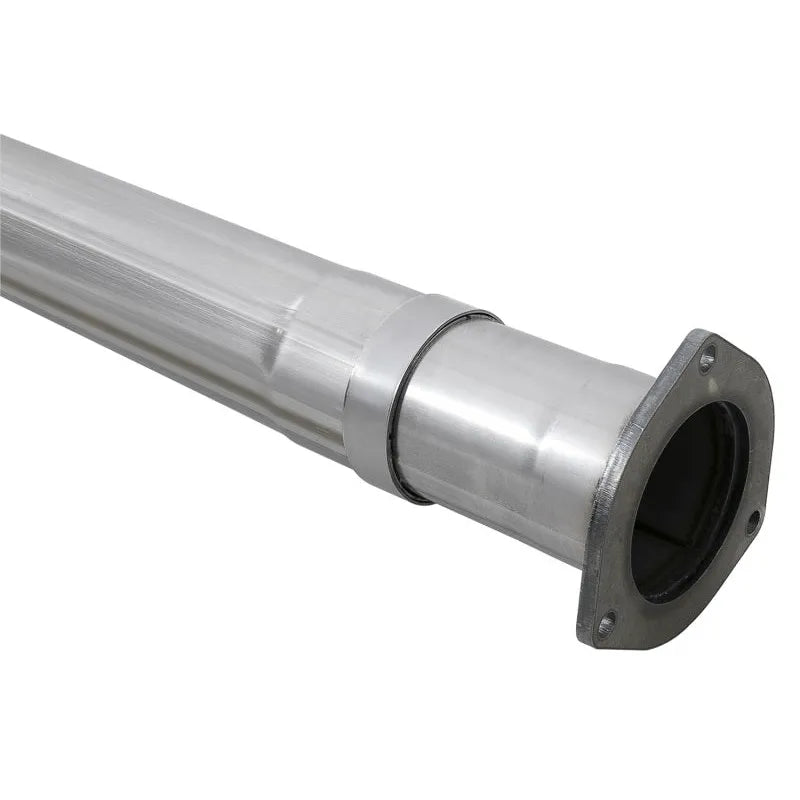 aFe Rebel XD 4in SS Down-Pipe Back Exhaust | Ford Diesel Trucks 17-23 (49-43102-P)