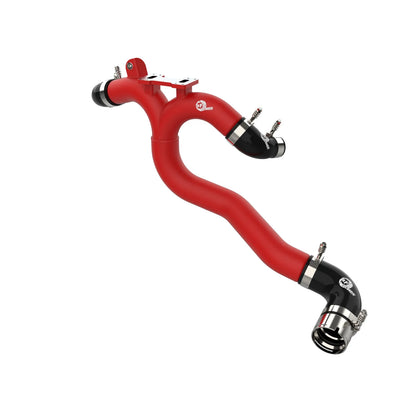 aFe 3in Aluminum Hot Charge Pipe Red | Kia Stinger (18-20)/G70 (19-22) (46-20508-R)