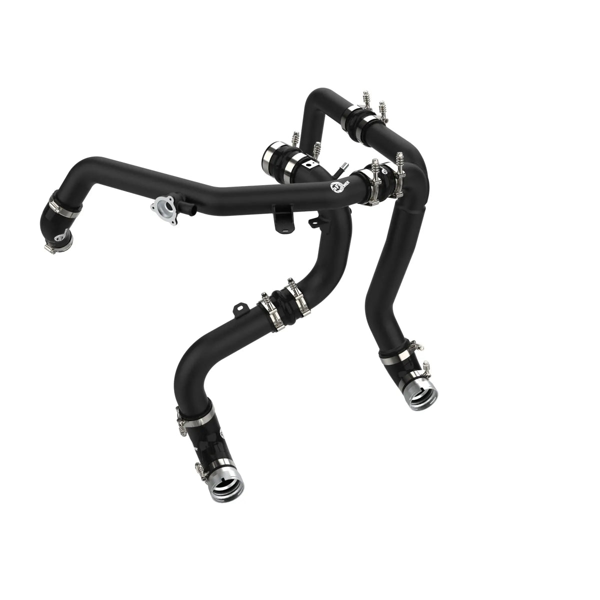 aFe BladeRunner Alum Hot & Cold Charge Pipe Kit - Black | Ford Bronco V6-2.7Ltt (21-23) (46-20584-B)