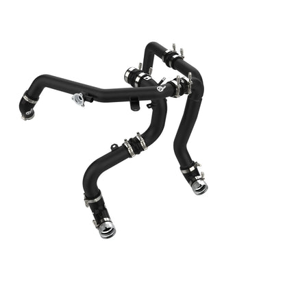 aFe BladeRunner Alum Hot & Cold Charge Pipe Kit - Black | Ford Bronco V6-2.7Ltt (21-23) (46-20584-B)
