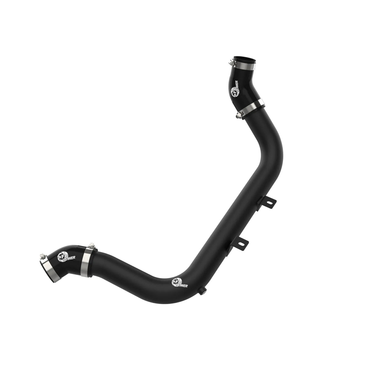 aFe BladeRunner 2-1/4" Aluminum Hot Charge Pipe Black | Hyundai Elantra GT 2017-20 L4-1.6L (46-20638-B)