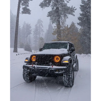 Oracle 7in LED Headlights F&R | Jeep Wrangler JL/JT 07-26 (5769J-335)