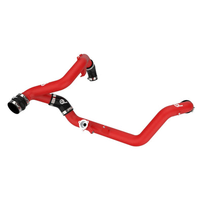 aFe Bladerunner 2-1/4" Aluminum Hot Charge Pipe Red | Ford Explorer/Explorer ST (20-23) (46-20658-R)
