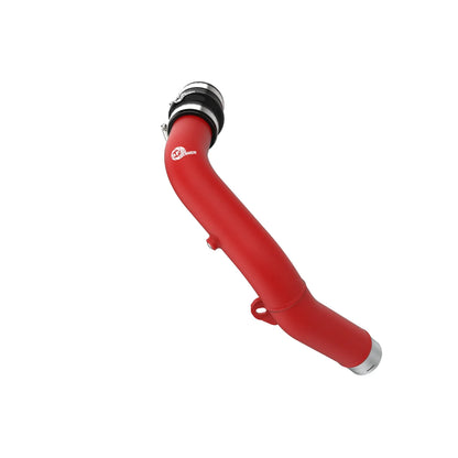 aFe 2.5" Aluminum Hot Charge Pipe Red | Subaru WRX H4-2.4L (22-23) (46-20668-R)