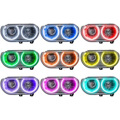 Oracle 08-14 Dodge Challenger SMD HL ColorSHIFT w/ 2.0 Controller | 2008-26 Challenger (7720-333)