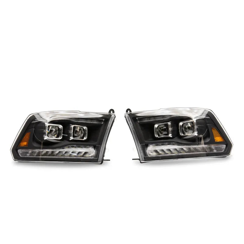 Raxiom 09-18 RAM 1500 LED Projector Headlights w/ Switchback | RAM 1500 (R111520)