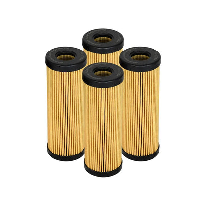 aFe PROGUARD Oil Filter 4 Pack | Ford Edge, F-150, Mustang, Lincoln, Fusion, Bronco (44-LF034-MB)