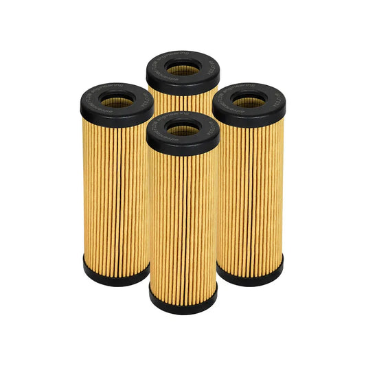 aFe PROGUARD Oil Filter 4 Pack | Ford Edge, F-150, Mustang, Lincoln, Fusion, Bronco (44-LF034-MB)