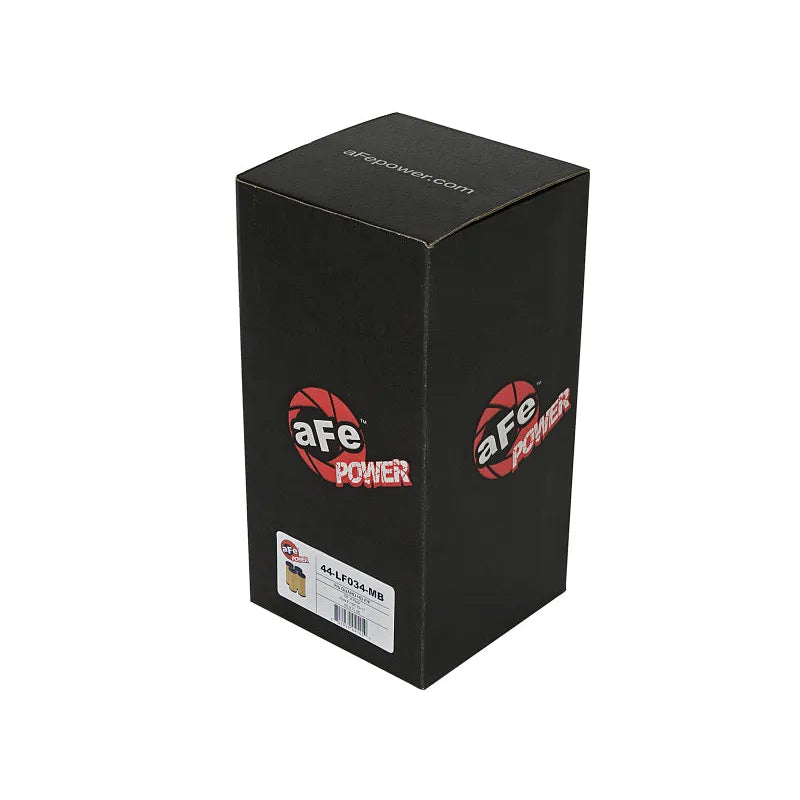 aFe PROGUARD Oil Filter 4 Pack | Ford Edge, F-150, Mustang, Lincoln, Fusion, Bronco (44-LF034-MB)