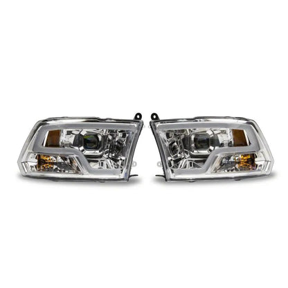 Raxiom 09-18 Dodge RAM 1500 LED Halo Headlights | Chrome (R111517)