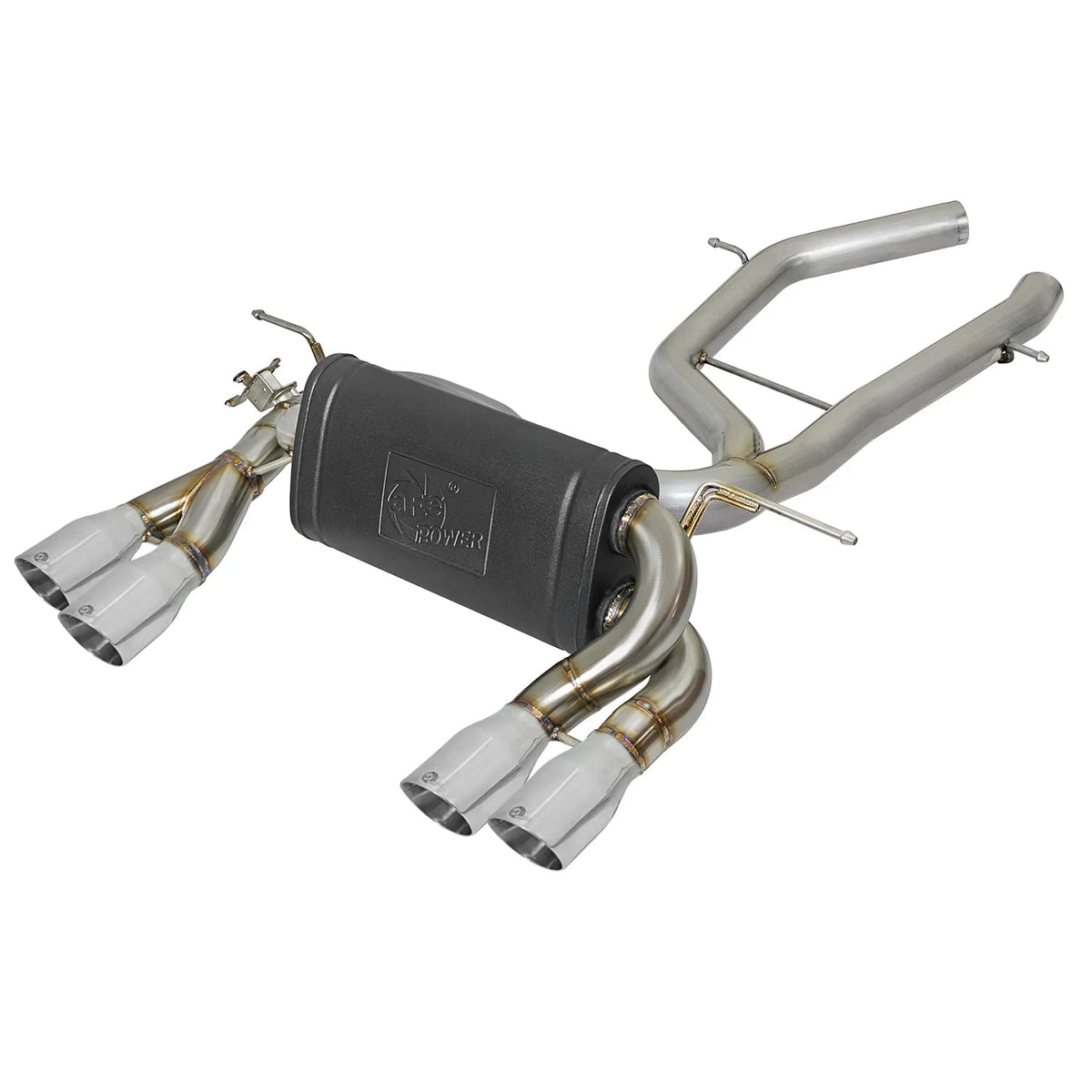 aFe MACH Force-Xp 2-1/2in SS Axle Back Exhaust | BMW M3/M4 (14-20) (49-36338-P)