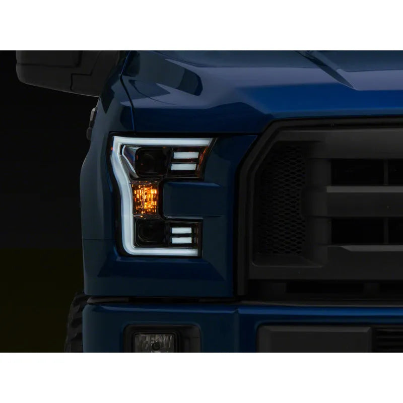 Raxiom 15-17 F-150 Projector Headlights w/ LED DRL | 2015-20 Ford F-150 (T542715)