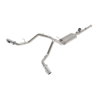 aFe Gemini XV Catback Exhaust System | GM Trucks (09-18) V6-4.3 / V8-4.8/5.3L (49-34131-P)