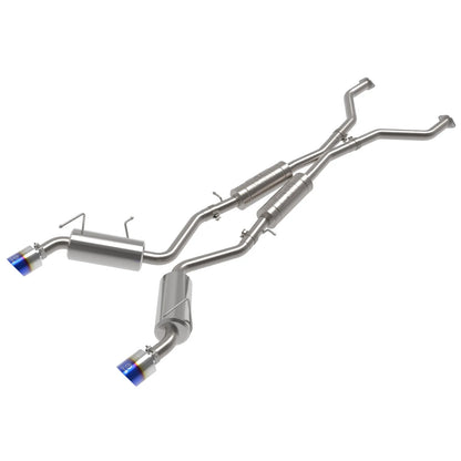 aFe Takeda Blue Flame Tip Cat-Back Exhaust System | Nissan 370Z (09-20) (49-36139-L)