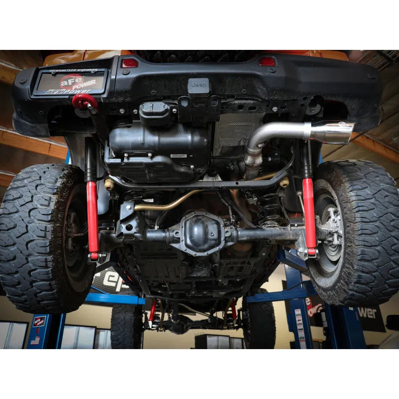 aFe HD 3in SS DPF-Back Exhaust | Jeep Wrangler (49-38092-P)