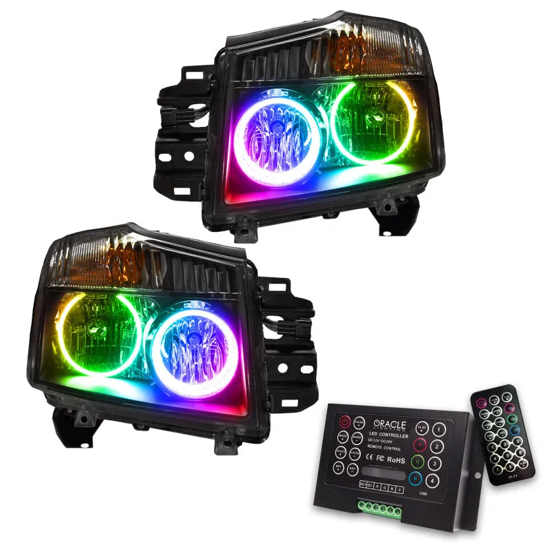 Oracle 08-15 Nissan Titan SMD HL ColorSHIFT w/ 2.0 Controller | Nissan Titan (7173-333)